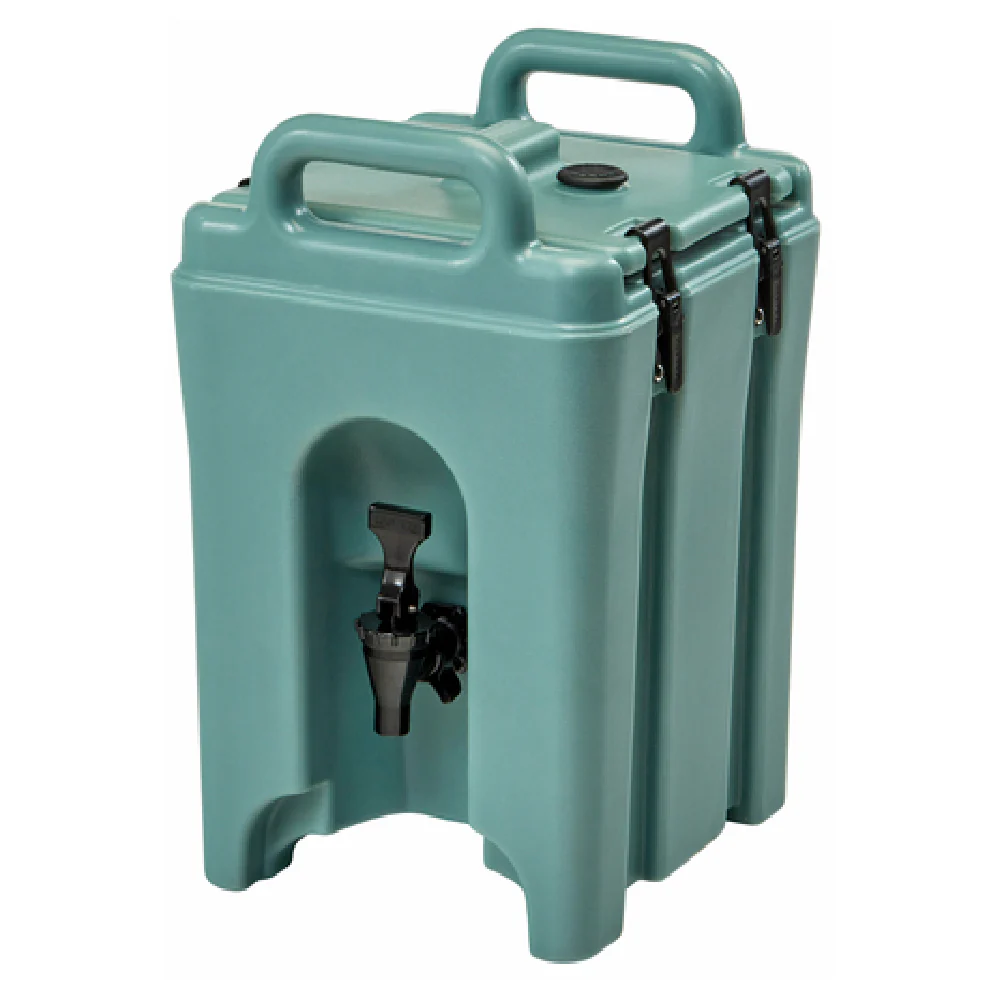 Cambro 100LCD401 10 Inch Insulated Beverage Carrier Slate Blue Plastic with Descriptors