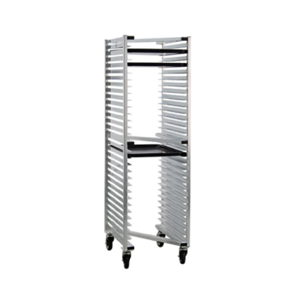 New Age Industrial 1330Z 20 Inch Mobile Full Height Nesting Bun Pan Rack Aluminum