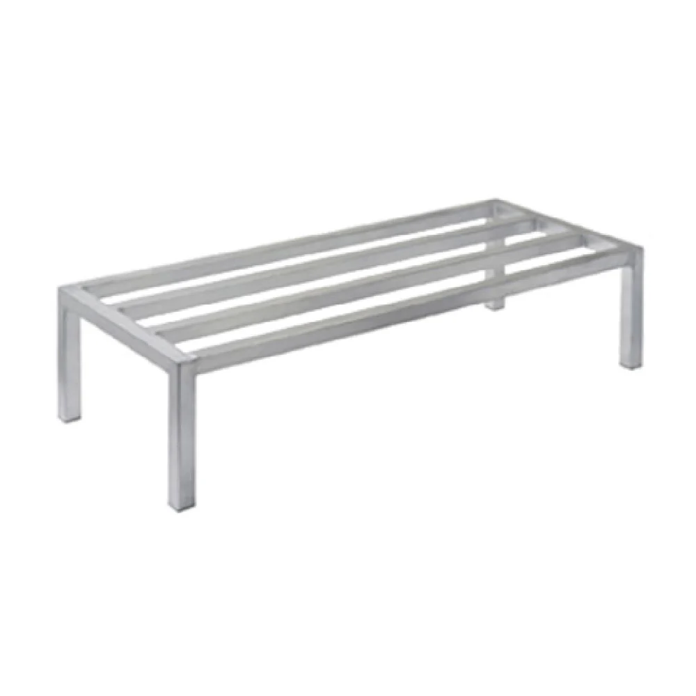 1880 Hospitality FADR602012 60 Inch Dunnage Rack Aluminum 1500 lb Capacity