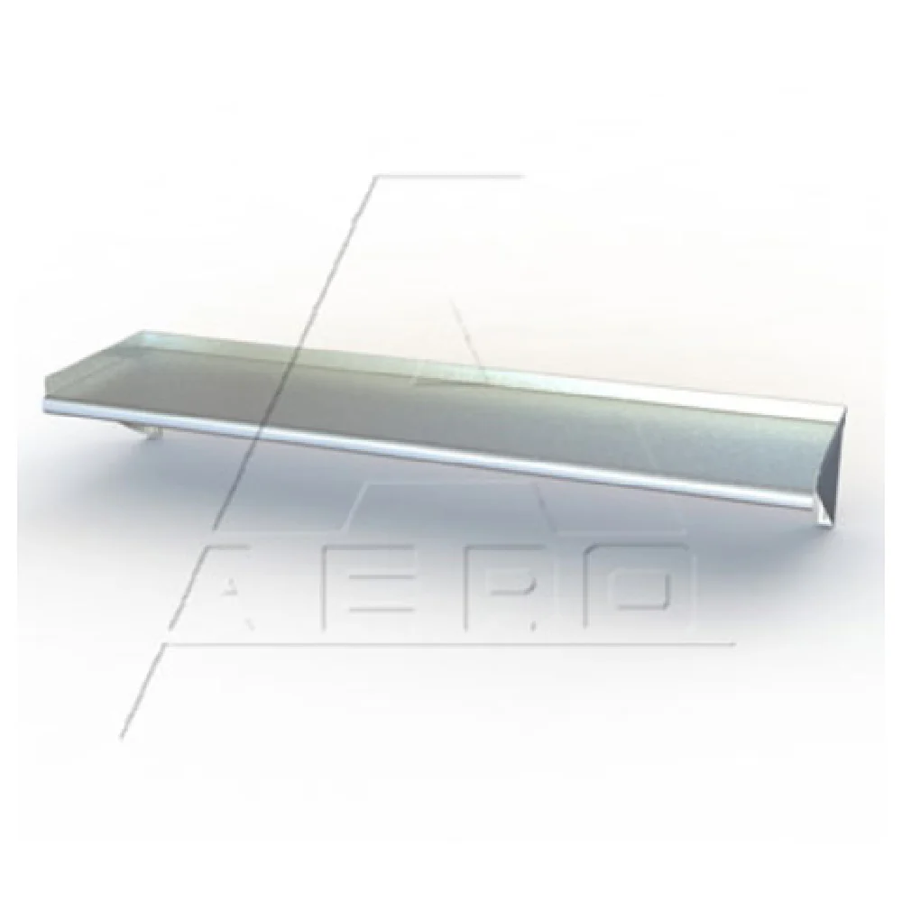 AERO Manufacturing 4W-1848 48 Inch Economy Shelf Wall Mounted Stainless Steel with Lip