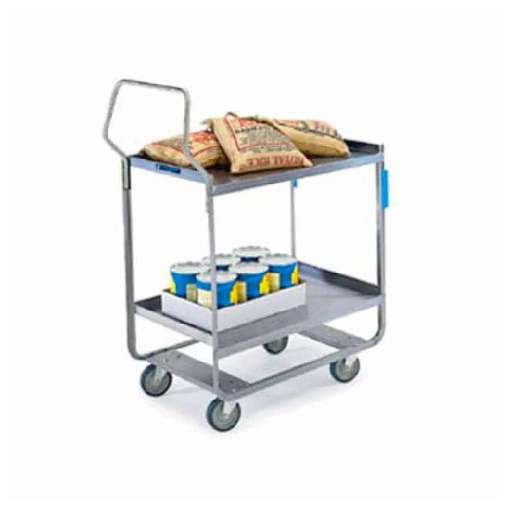 Lakeside 4758 Utility Cart 54 Inch Open Design 2-tier Stainless Steel 700 lb Capacity