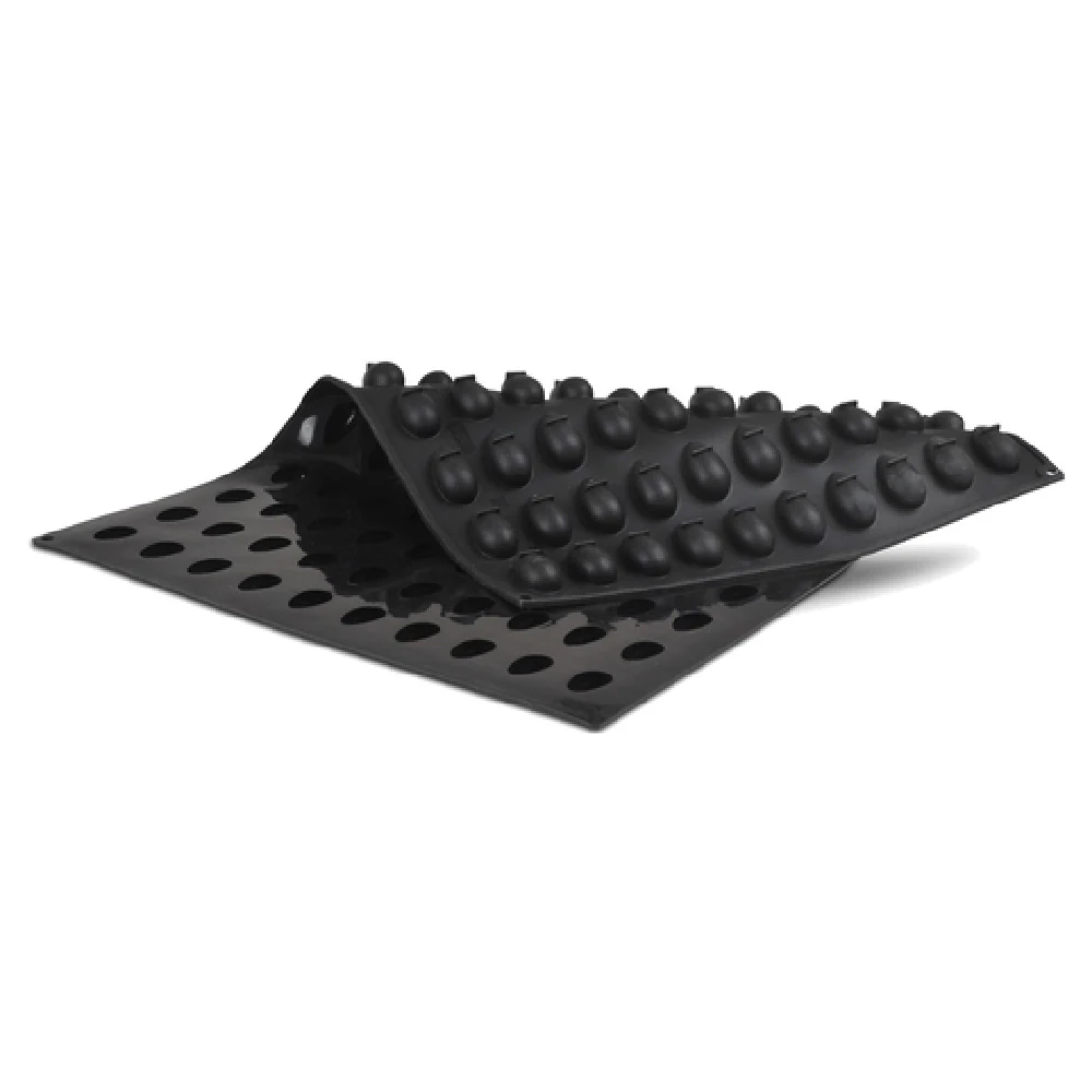 JB Prince M621 M 23-1/2 Inch Pavoni Pavoflex Mold Non-Stick Silicone Black