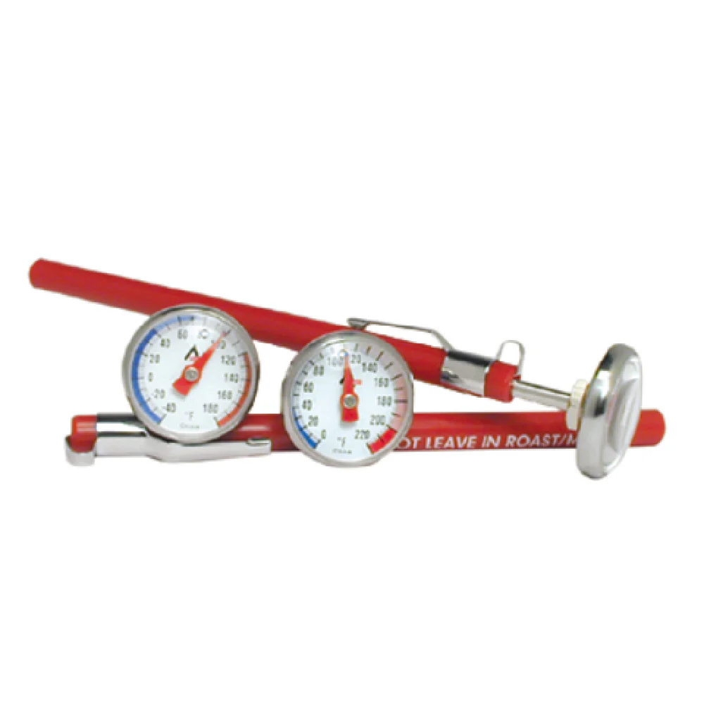 Admiral Craft PT-3 1 Inch Dial Pocket Thermometer Stainless Steel with Shock Resistance