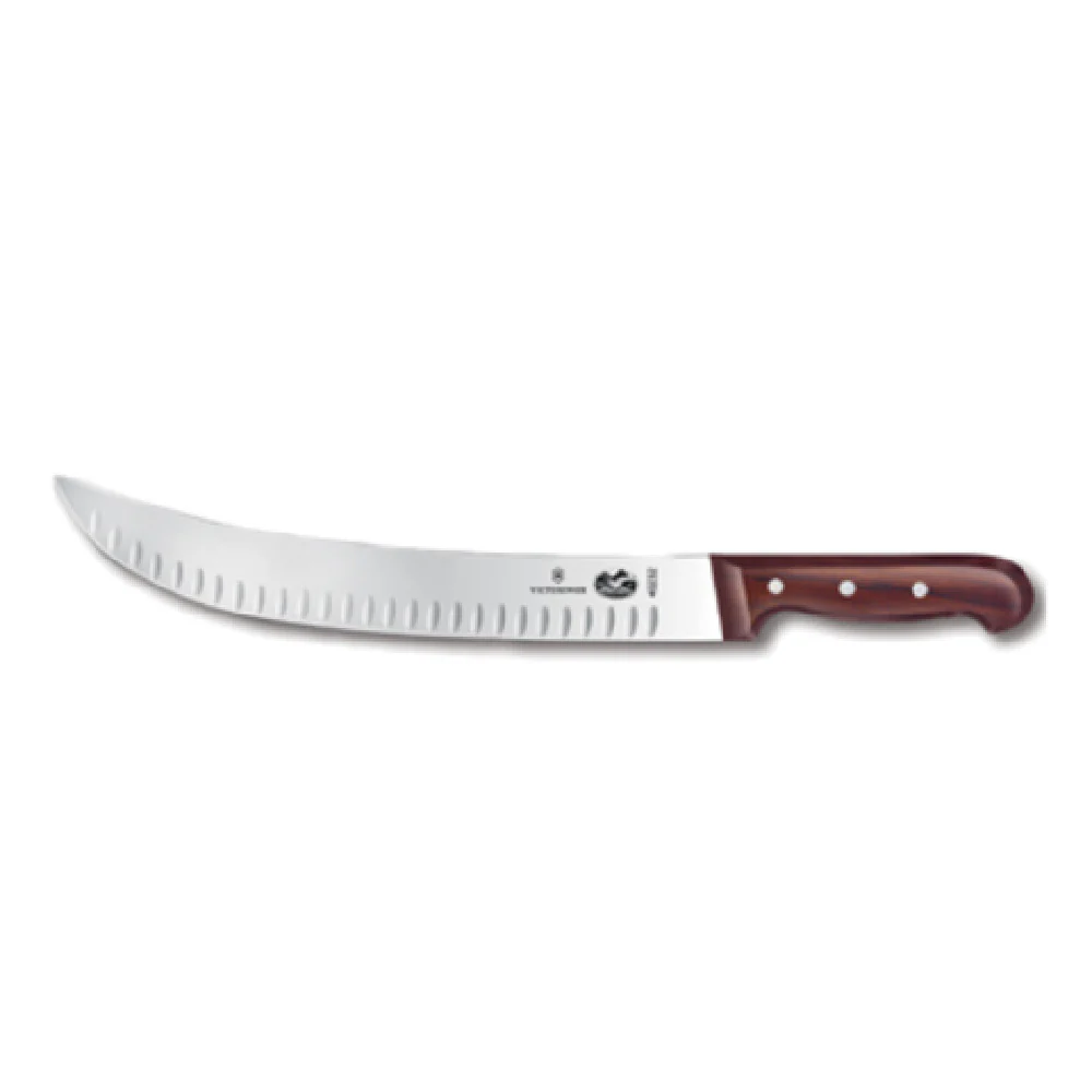 Victorinox 5.7320.31 12 Inch Curved Granton Edge Cimeter Knife Wood Handle