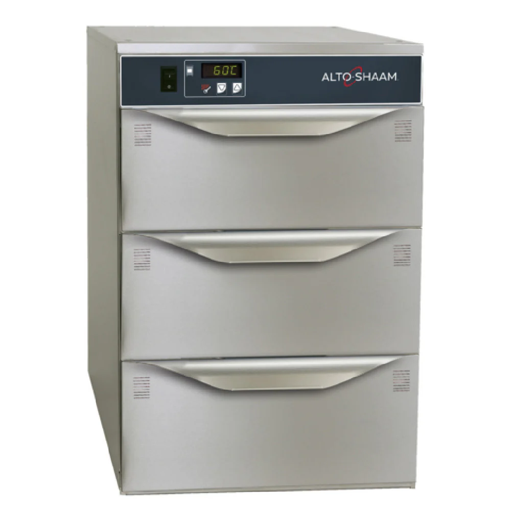 Alto-Shaam 500-3DN 16 Inch Narrow Warming Drawer Electric Three Drawer with Digital Controller