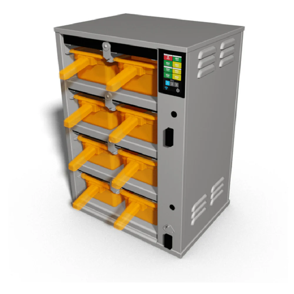 Duke RFHU-42-4_208-240/60/1 19 Inch Heated Holding Cabinet 4 Compartment Stainless Steel with Touchscreen