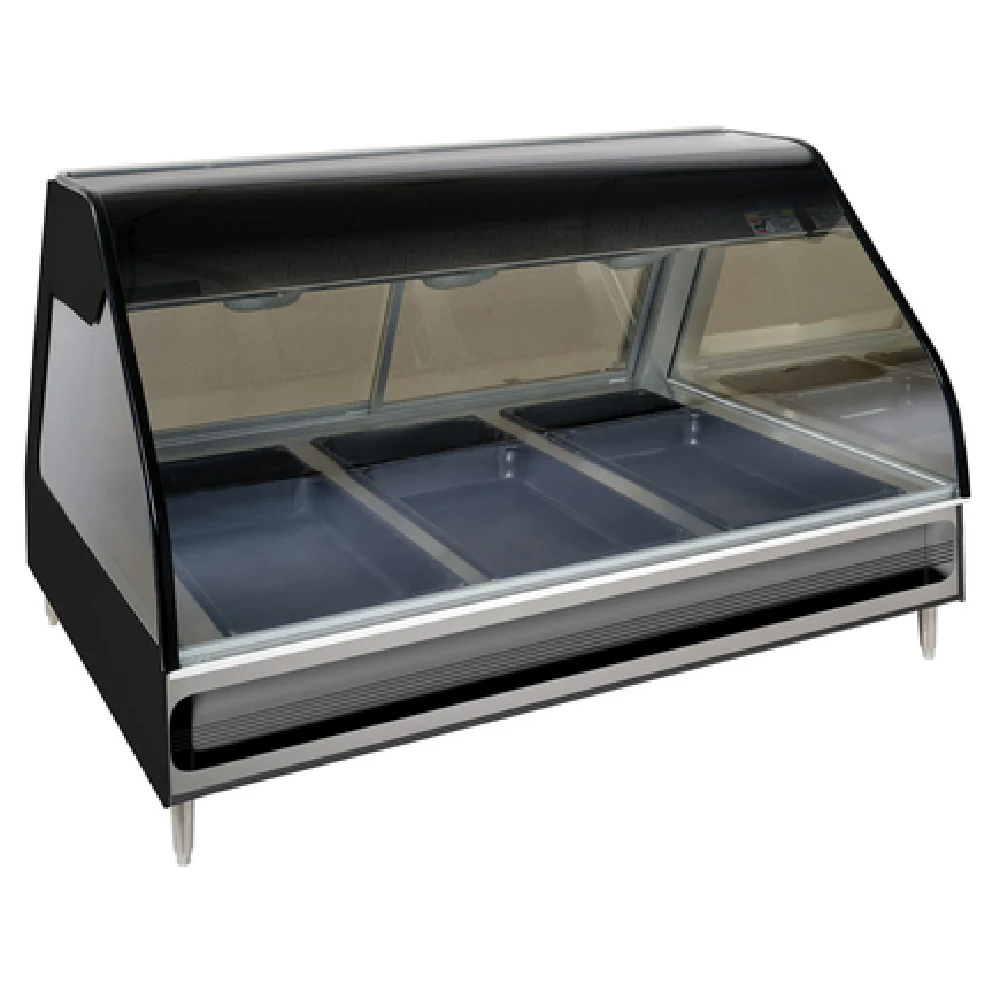 Alto-Shaam ED2-48-SS 48 Inch Halo Heat Heated Display Case Countertop with Thermostatic Controls