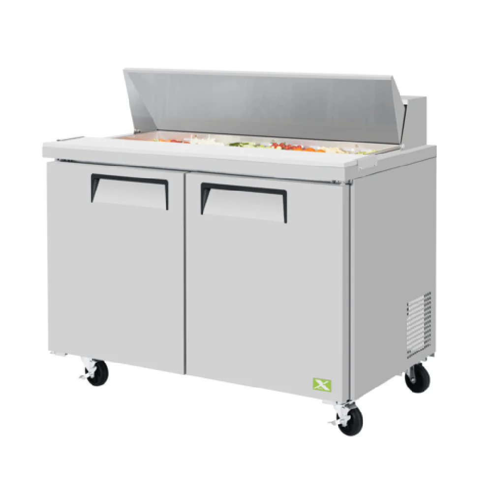 Refrigeration X XST-48-N 48 Inch Refrigerated Counter Sandwich Salad Unit 16.26 cu ft with 2 Doors