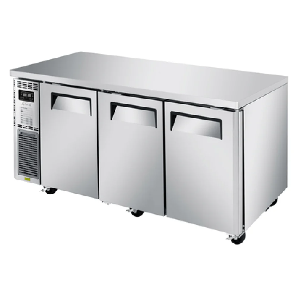 Turbo Air JURF-72-N 70 Inch Stainless Steel Undercounter Dual Temp Refrigerator Freezer 12.18 cu ft and 5.58 cu ft Turbo Air JURF-72-N 70 Inch Stainless Steel Undercounter Dual Temp Refrigerator Freezer 12.18 cu ft and 5.58 cu ft