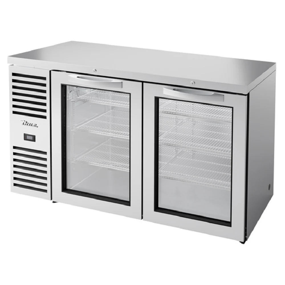 True Refrigeration TBR60-RISZ1-L-S-GG-1 60 Inch Refrigerated Back Bar Cooler Gas Stainless Steel with Secured Glass Doors True Refrigeration TBR60-RISZ1-L-S-GG-1 60 Inch Refrigerated Back Bar Cooler Gas Stainless Steel with Secured Glass Doors