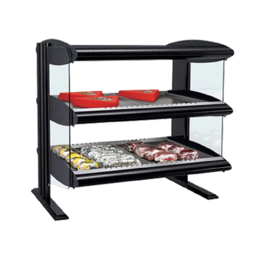 Hatco HXMH-54D_120-240/60/1 54 Inch Dual Shelf Countertop Heated Merchandiser with LED Lighting Hatco HXMH-54D_120-240/60/1 54 Inch Dual Shelf Countertop Heated Merchandiser with LED Lighting