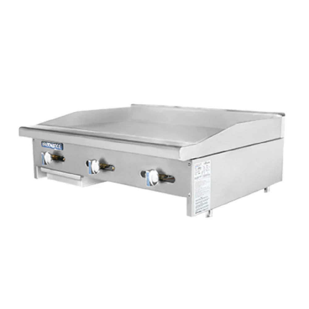 Turbo Air TAMG-36_NAT 36 Inch Griddle Gas with 3 Burner 66000 BTU