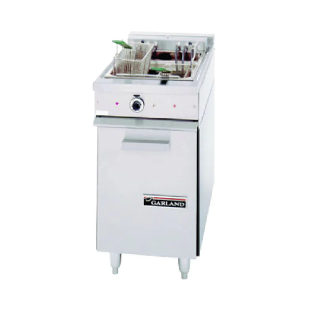 Garland 36ES11_240/60/3 18 Inch 30 lb Capacity Deep Fryer Electric with Nickel-Plated Steel Tank