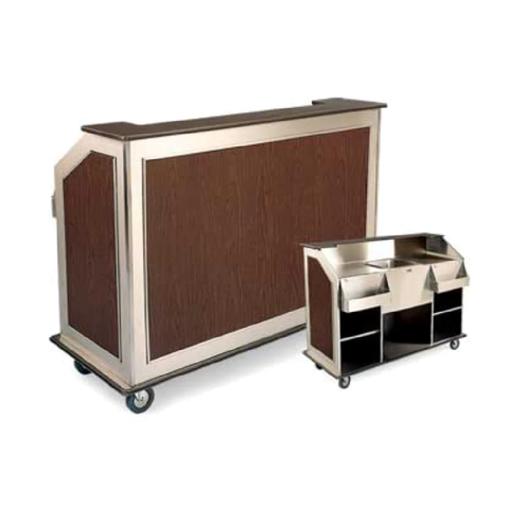 Forbes Industries 4865-8 27 Inch Mobile Bar Weather-resistant Stainless Steel Body