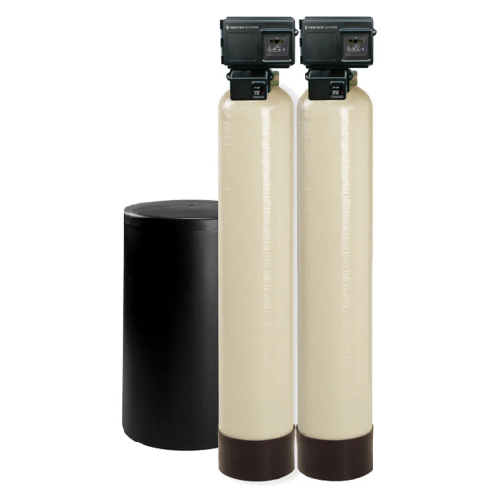 Everpure EV998445 87 Inch Duplex Progressive Water Conditioner 300000 Grains with 10 Cu Ft Resin