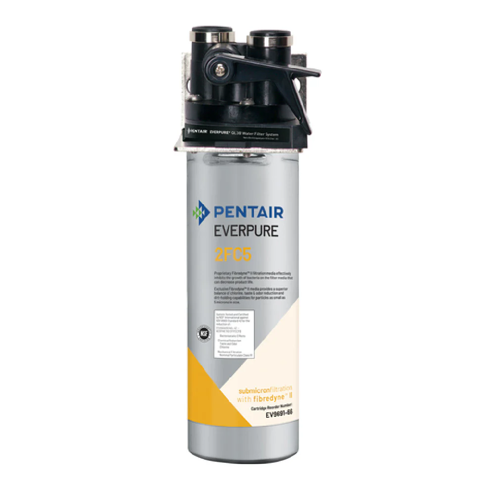 Everpure QL3B 2FC5 3.5 Inch Water Filtration System with 2FC5 Cartridge