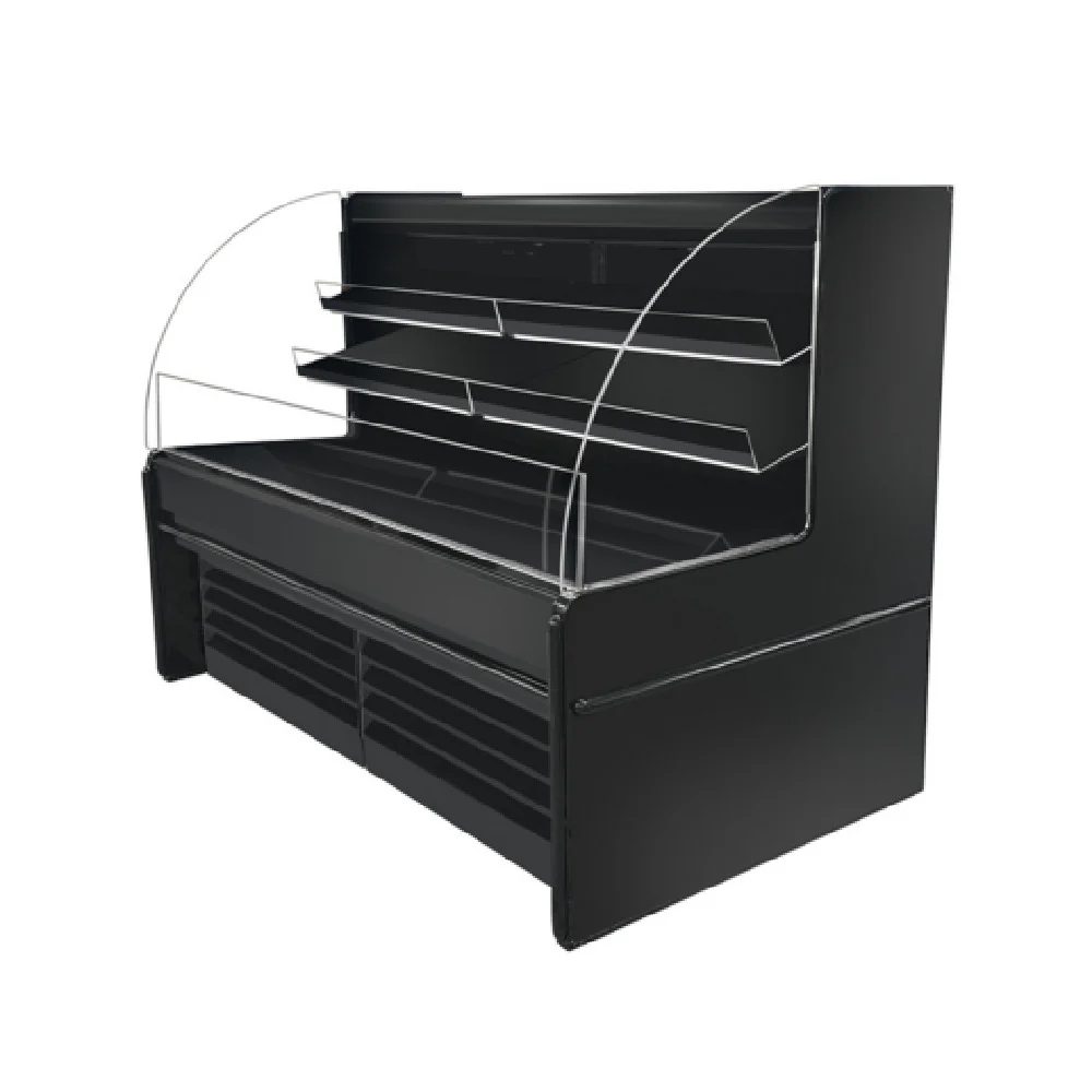 Howard-McCray SC-OD40E-4S-B Dairy Curved End Open Merchandiser 51