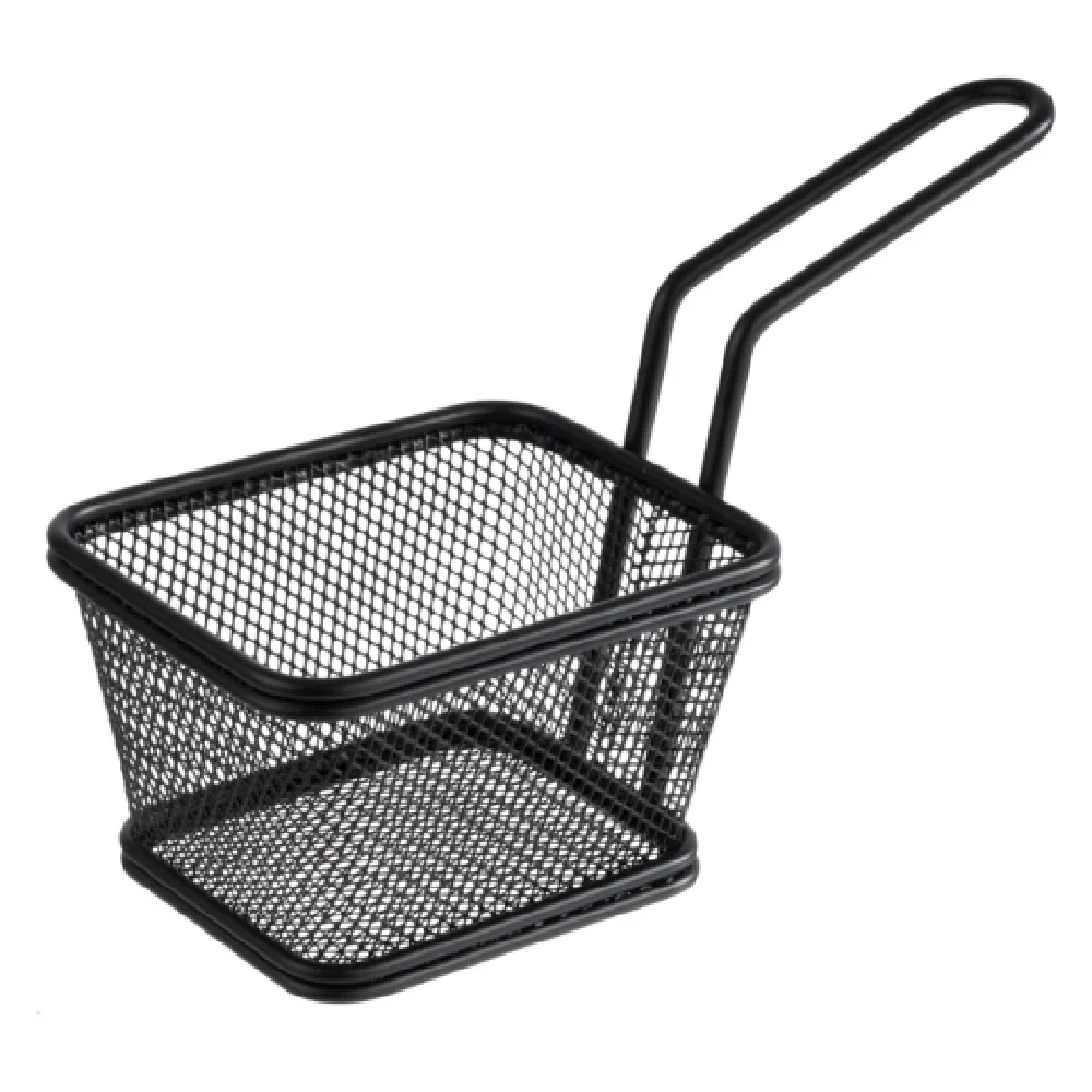 Libbey APS 40626 3-7/8 Inch Fry Basket Dishwasher Safe Stainless Steel Snackholder Libbey APS 40626 3-7/8 Inch Fry Basket Dishwasher Safe Stainless Steel Snackholder