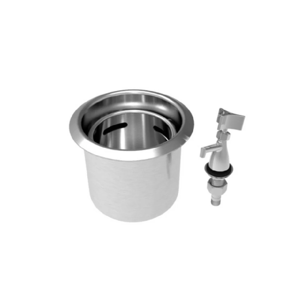GSW USA HS-DSRO 10 Inch Round Drop-in Dipperwell Sink Stainless Steel with Easy Cleaning