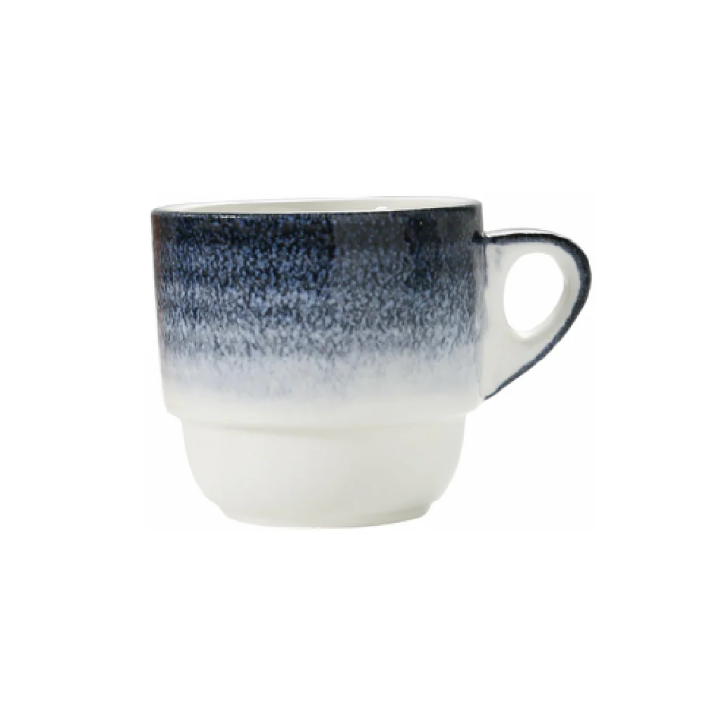 Yanco UN-001 6 Oz Universe Coffee Tea Cup China Stackable 3 Inch