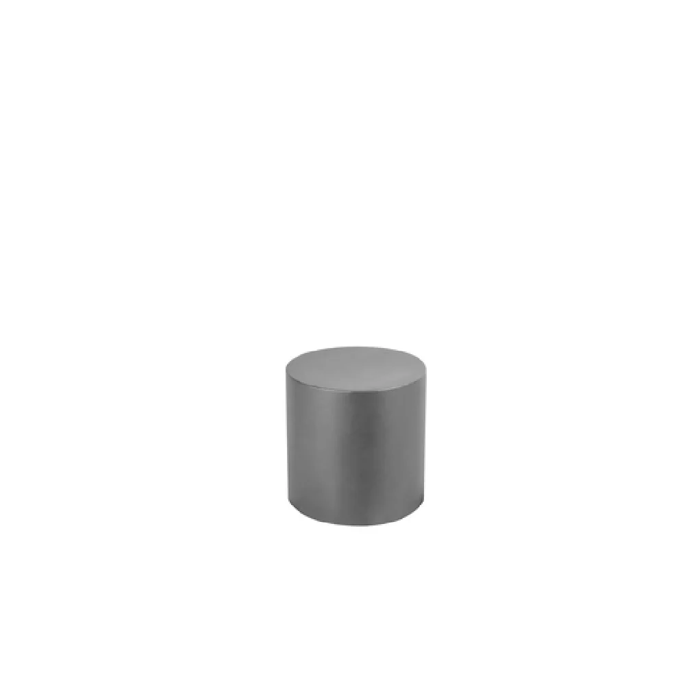 Plantation Prestige Commercial Furniture 4091800-01 18 Inch Round Drum Side Table Aluminum Made in USA