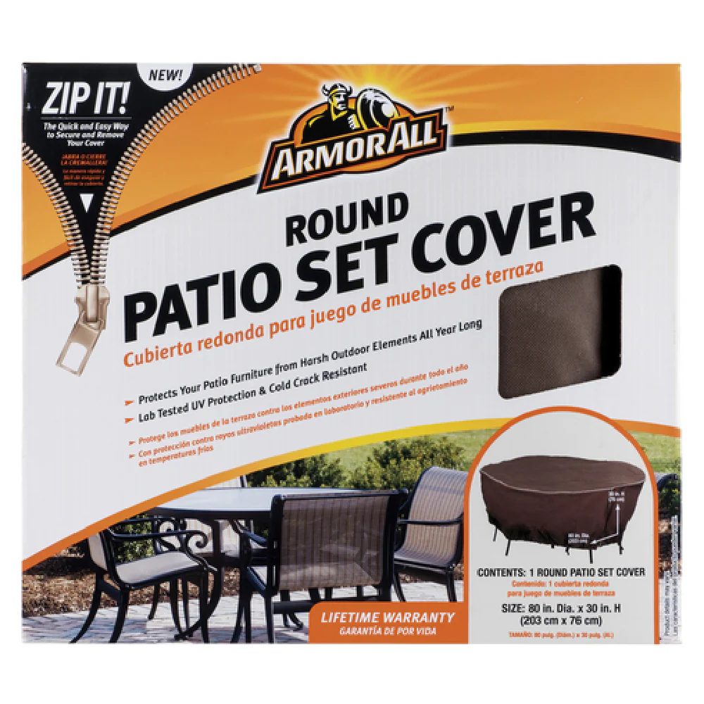 Chef Master 07803AA 80 Inch Diameter Cover with Weather Resistant Polyethylene Brown Chef Master 07803AA 80 Inch Diameter Cover with Weather Resistant Polyethylene Brown