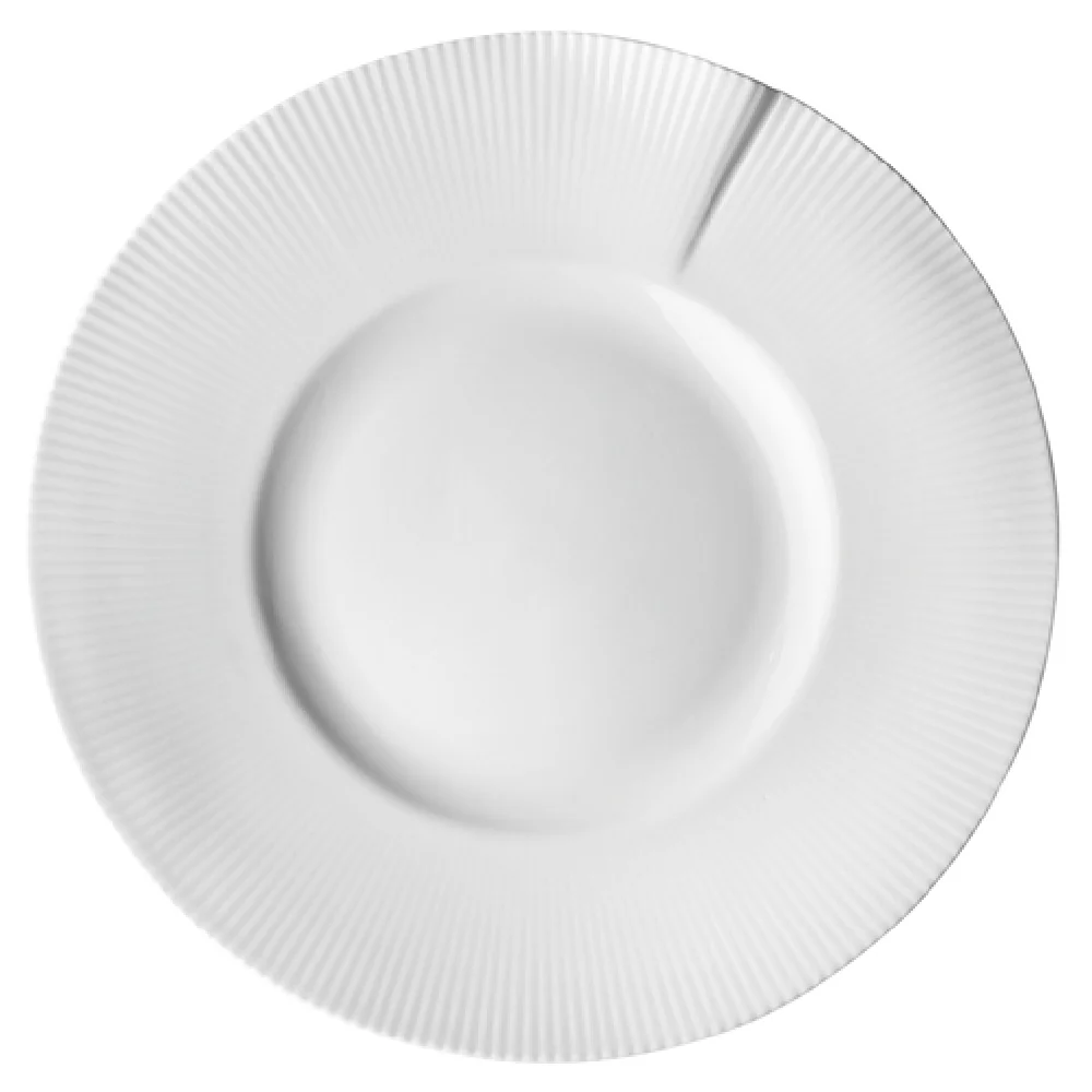 Steelite 6677V183 11 Inch Rim Plate Canopee Porcelain Round - Pack of 3