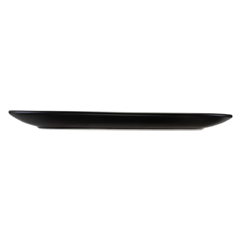 International Tableware QP-14-MB 14 Inch Platter Coupe Porcelain Black Matte International Tableware QP-14-MB 14 Inch Platter Coupe Porcelain Black Matte