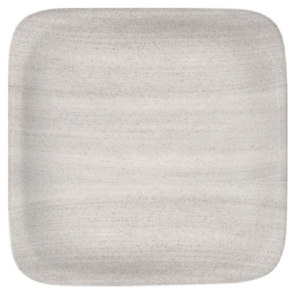 BauscherHepp 111529-820299 8-1/2 Inch Square Plate Rolled Edge Porcelain Ceramica Gray Decor BauscherHepp 111529-820299 8-1/2 Inch Square Plate Rolled Edge Porcelain Ceramica Gray Decor