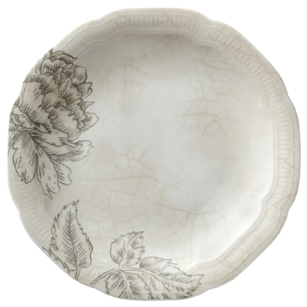 BauscherHepp 531266-426077 6-3/10 Inch Diameter Round Plate Coupe Porcelain Lead Free