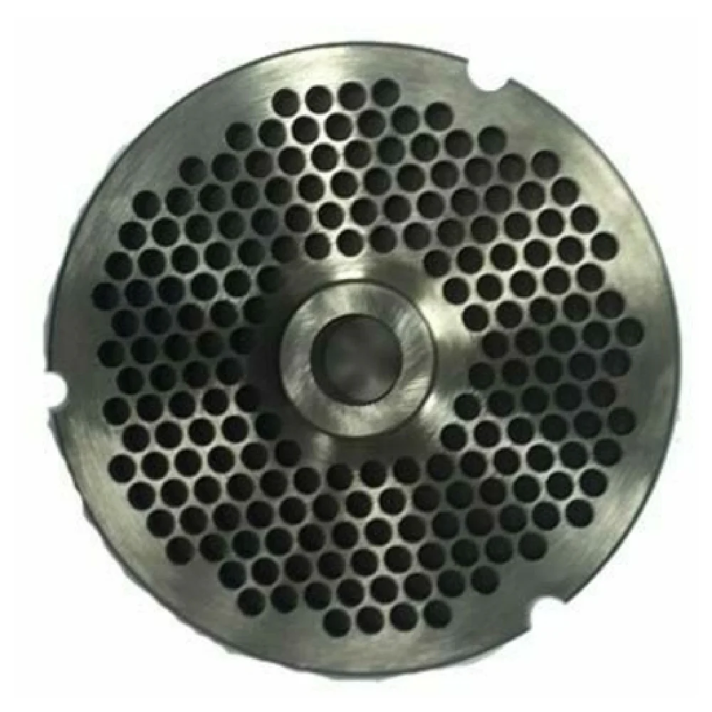 Alfa 32 316 HUB Diameter 3 Inch 3-notch Meat Chopper Plate Carbon Tool Steel