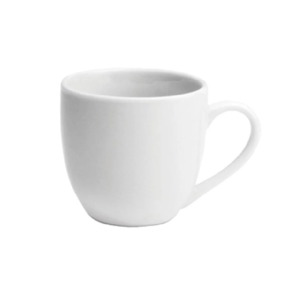 1880 Hospitality F8010000525 3-1/2 Oz Handle Cup Porcelain Bright White