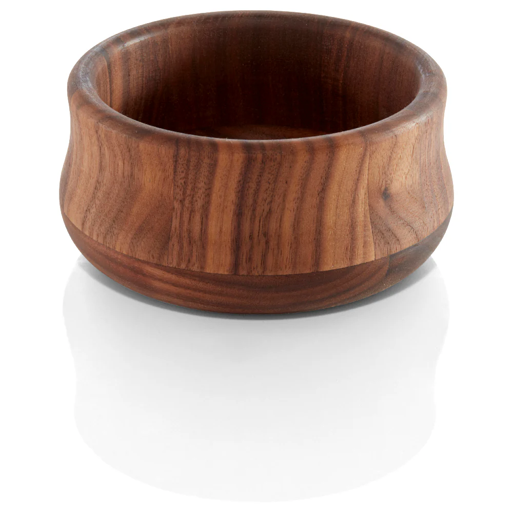 BauscherHepp 53.0158.0420 5.1 Inch Round Bowl Extra Small Wood Walnut BauscherHepp 53.0158.0420 5.1 Inch Round Bowl Extra Small Wood Walnut