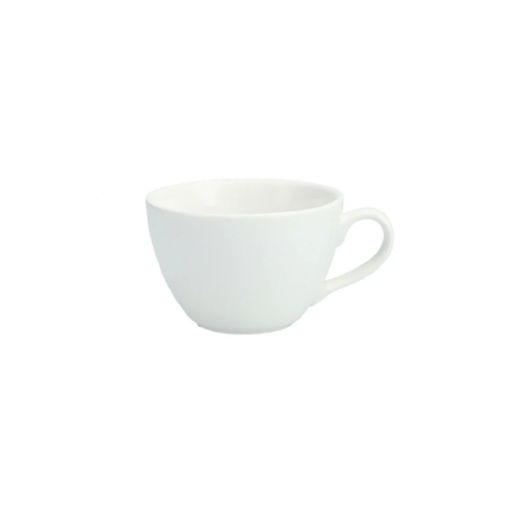 Fortessa 7300.FFD.18 11oz Esme Cappuccino Cup Porcelain White - Dishwasher Microwave Safe