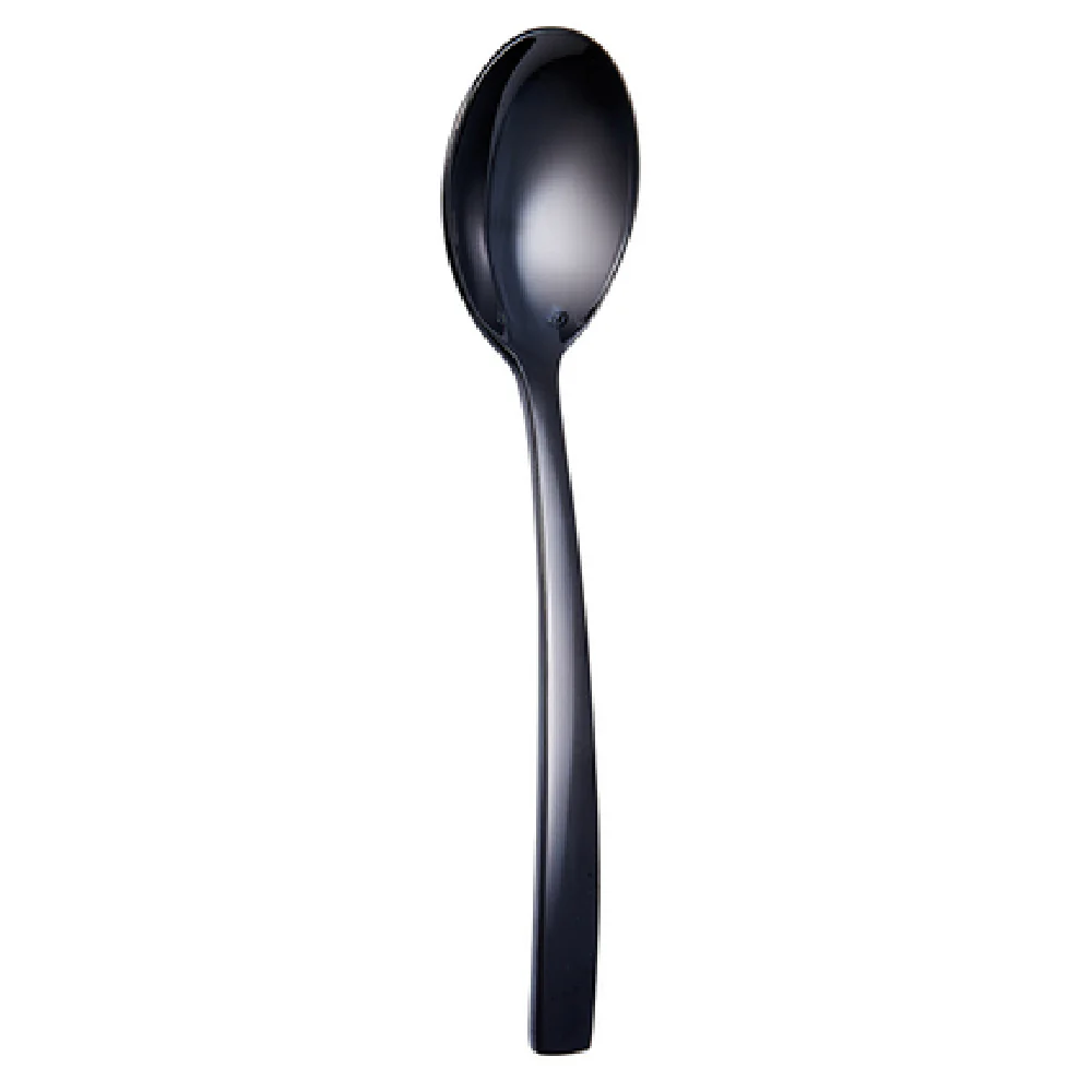 Arc Cardinal FM306 7-3/8 Inch Dessert Spoon Black PVD Mirror Finish 18/10 Stainless Steel