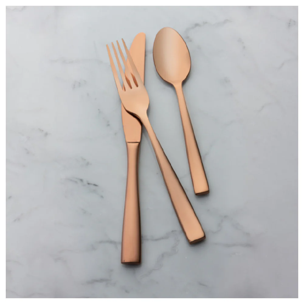Bon Chef S3001RG 6-3/8 Inch Bouillon Spoon PVD Coated Rose Gold Mirror Finish Bon Chef S3001RG 6-3/8 Inch Bouillon Spoon PVD Coated Rose Gold Mirror Finish