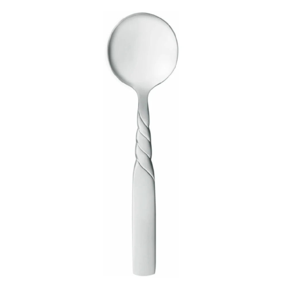 Libbey 322 016 6-1/8 Inch Bouillon Spoon Satin Finish 18/0 Stainless Steel