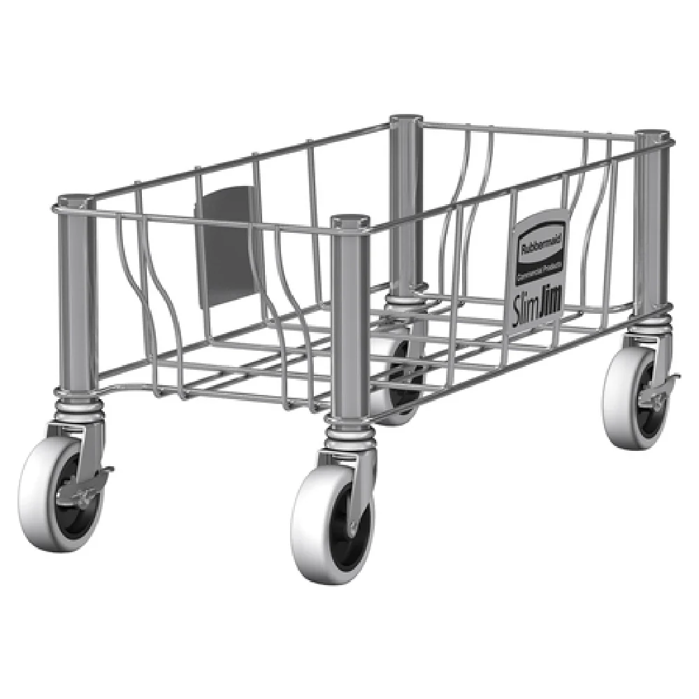 Rubbermaid Commercial Products 1968468 20 Inch Dolly with Stainless Steel Frame