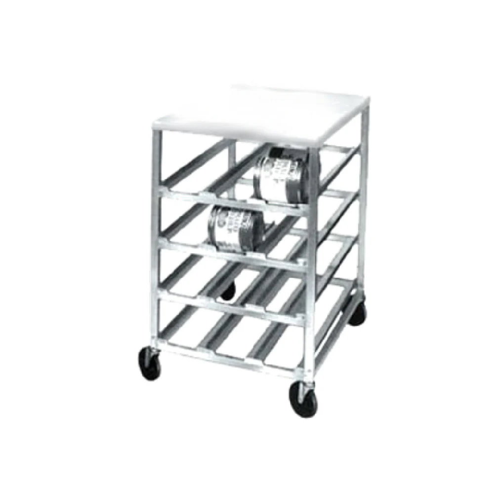 Channel CSR-3MP 25 Inch Mobile Can Rack Poly Top Aluminum Construction Channel CSR-3MP 25 Inch Mobile Can Rack Poly Top Aluminum Construction
