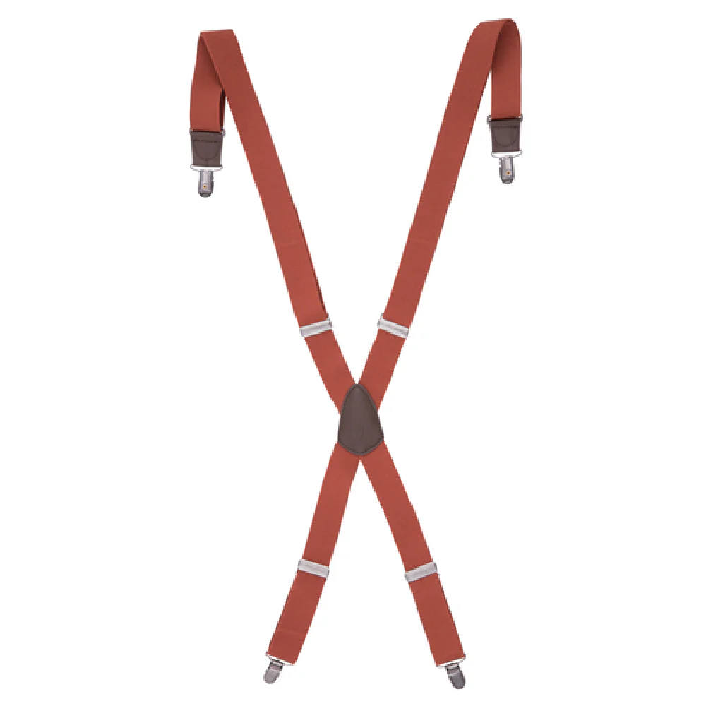 Chef Works XNN01-CLA-0 1-1/4 Inch Adjustable Pant Suspenders Clay Chef Works XNN01-CLA-0 1-1/4 Inch Adjustable Pant Suspenders Clay