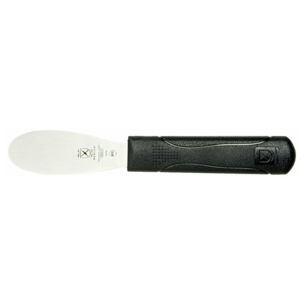 Mercer Culinary M18790 3-1/2 Inch Blade Sandwich Spreader Japanese Steel Black Polypropylene Handle