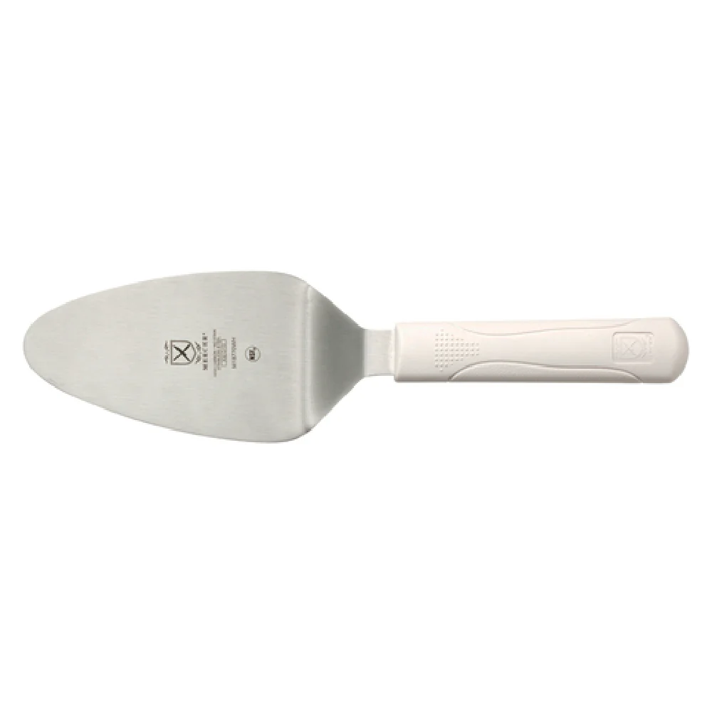 Mercer Culinary M18770WH 5 Inch Blade 11 Inch Overall Length Pie Knife Japanese Steel White Polypropylene Handle Mercer Culinary M18770WH 5 Inch Blade 11 Inch Overall Length Pie Knife Japanese Steel White Polypropylene Handle