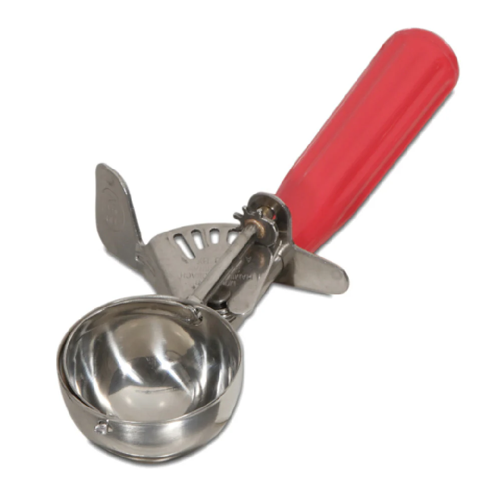 JB Prince U685 24 1-3/4 Oz Disher Manual Ice Cream Scoop Stainless Steel Red JB Prince U685 24 1-3/4 Oz Disher Manual Ice Cream Scoop Stainless Steel Red