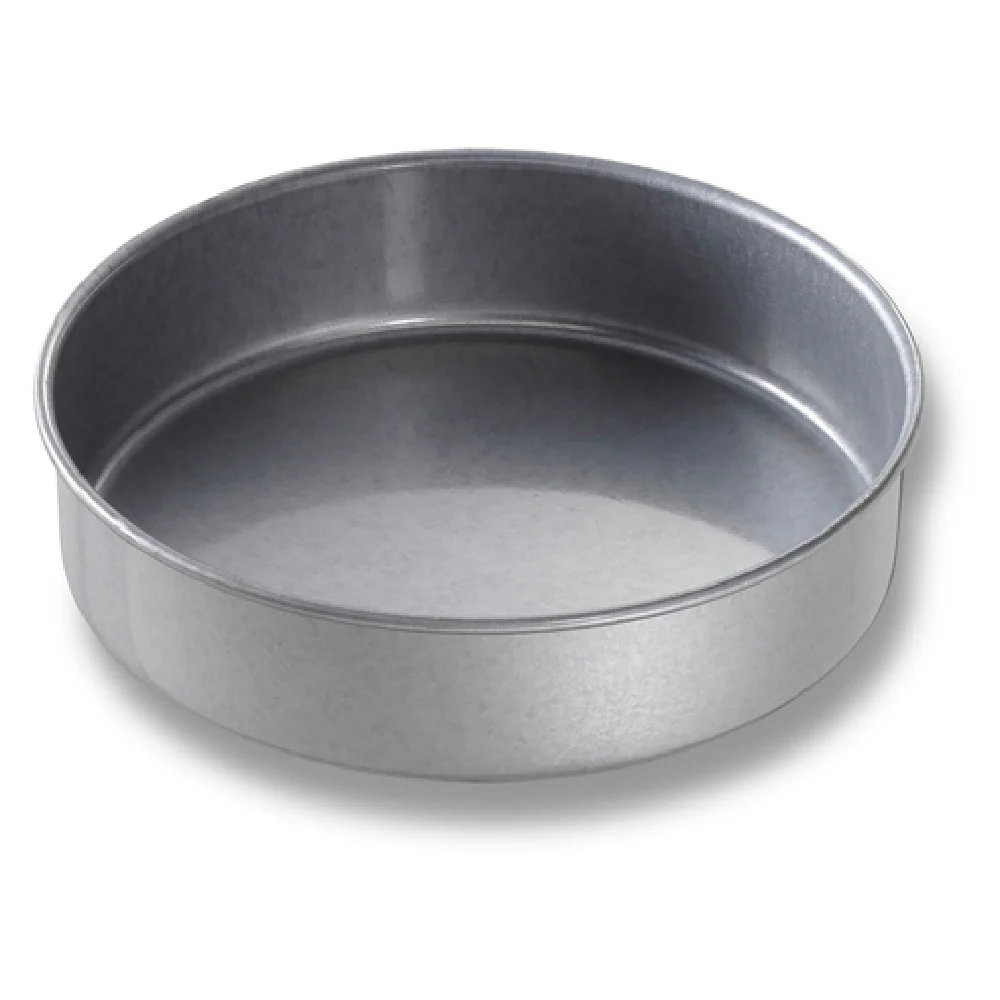 Chicago Metallic 48020 8 Inch 55.7 Oz Round Cake Pizza Pan Aluminized Steel