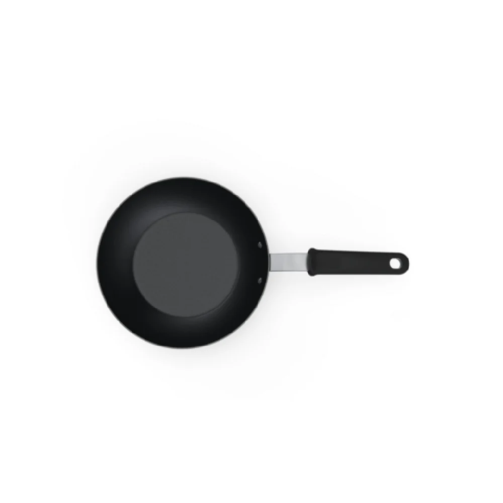 Vollrath 5923938 9-3/8 Inch Fry Pan with SteelCoat X3 Non-stick Coating Carbon Steel Black Finish