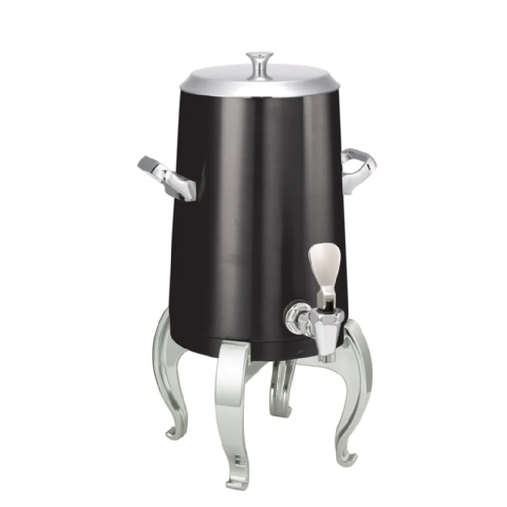 Service Ideas URN15VBXRGFL 12 Inch Stainless Steel FlameFree Thermo-Urn Black Onyx