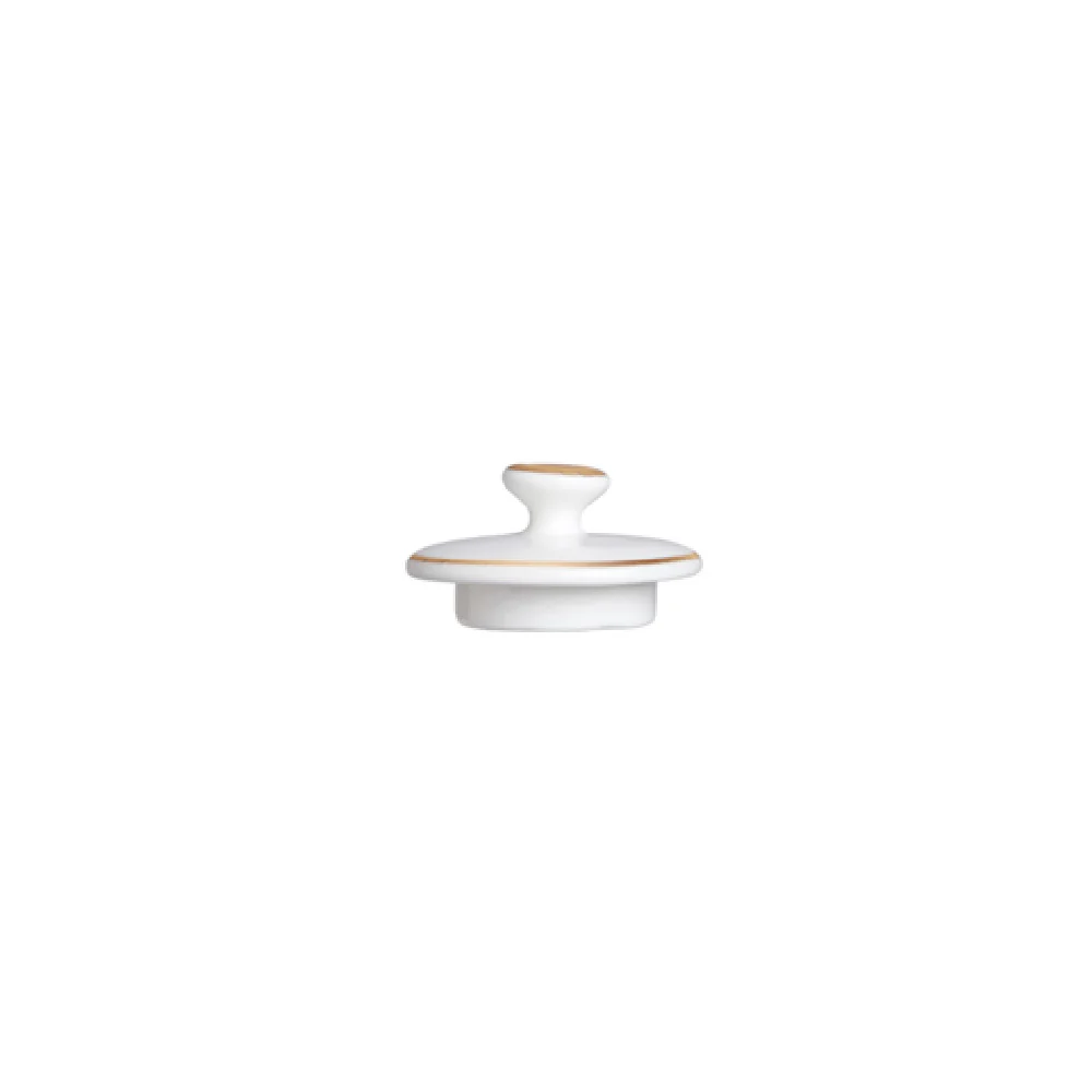 Steelite 82125AND0542L 2.375 Inch Beverage Pot Lid Bone China Quanta