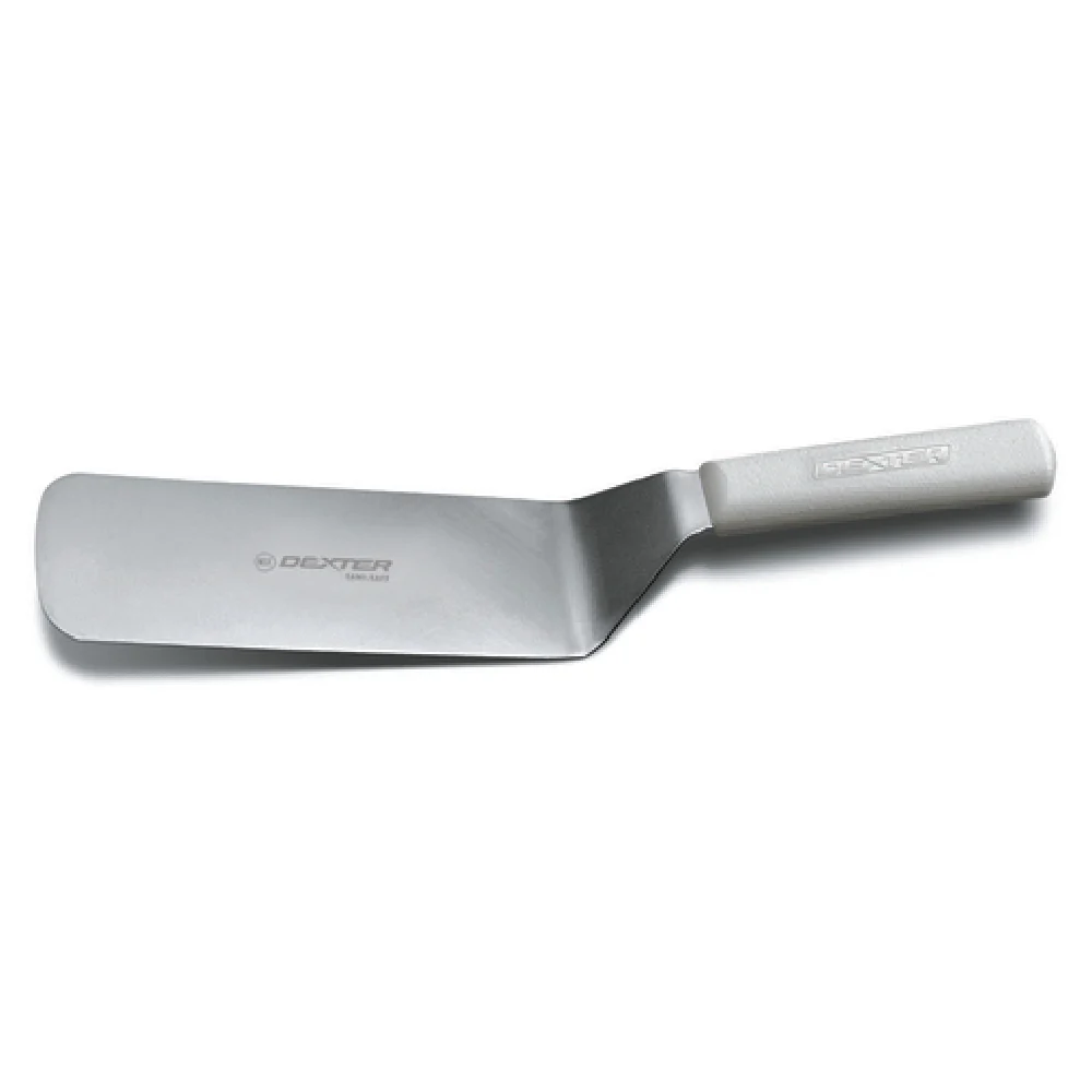 Dexter Russell 16363 3 Inch Solid Stainless Steel Offset Cake Turner with Textured Handle