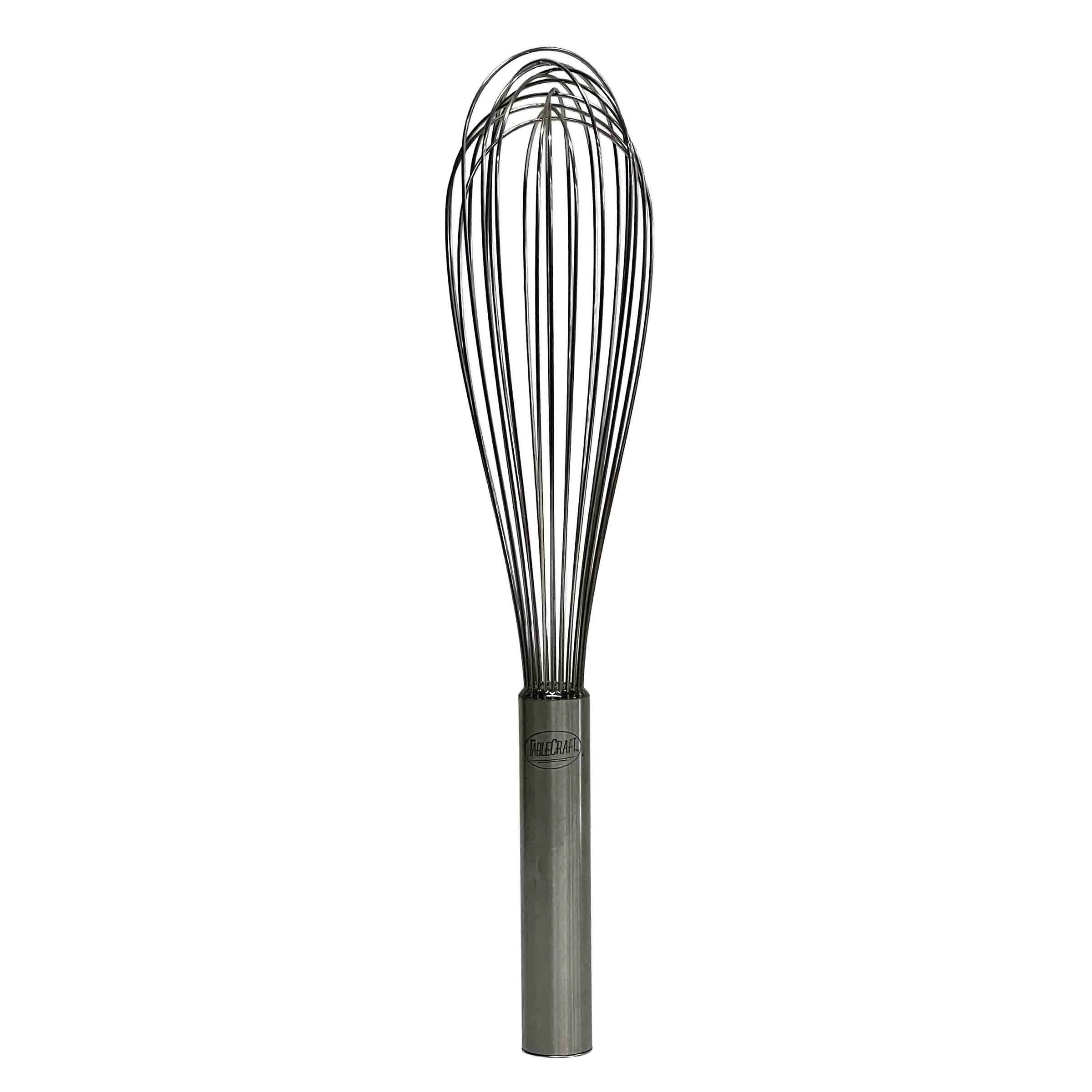 Tablecraft SP14 13-3/4 Inch Length Piano Whip Stainless Steel with Ergonomic Handle Tablecraft SP14 13-3/4 Inch Length Piano Whip Stainless Steel with Ergonomic Handle