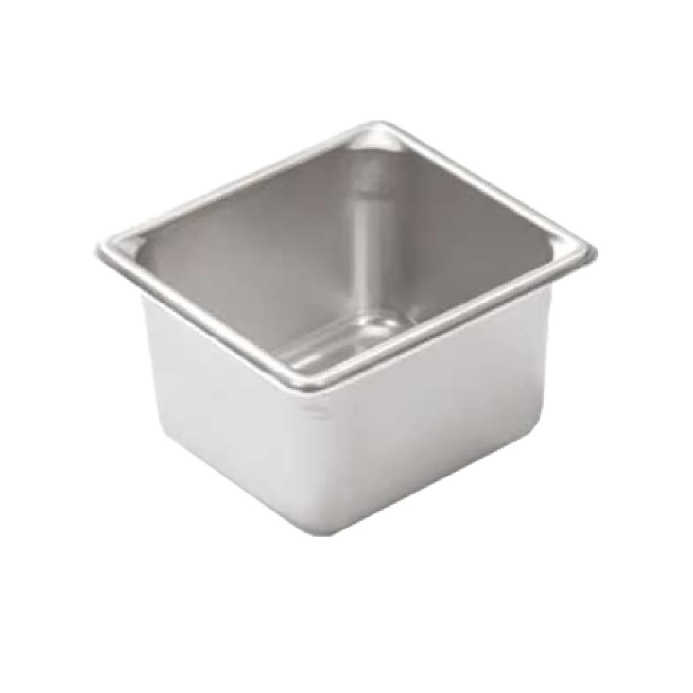 Vollrath 30642 6 Inch 1/6 Size 22 Gauge with Reinforced Corners Stainless Steel Food Pan